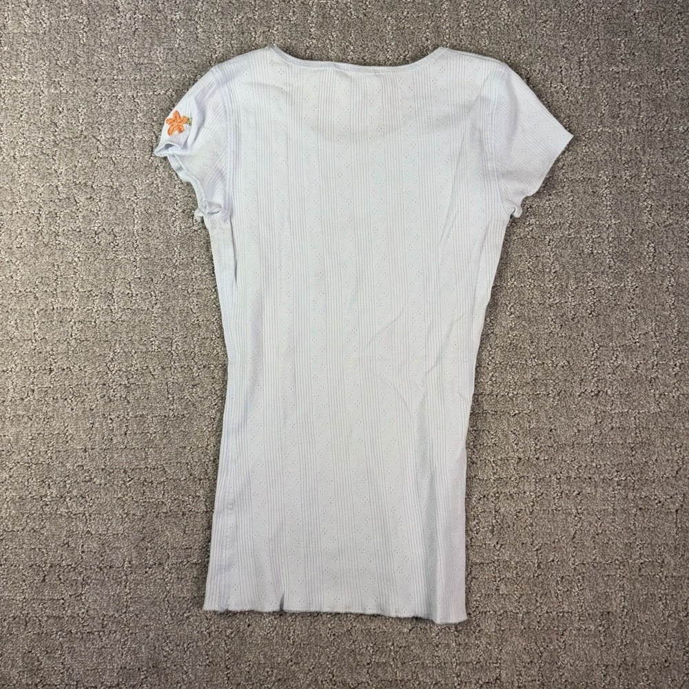 Vintage Y2k Abercrombie & Fitch Ribbed Baby Tee Top W… - Gem